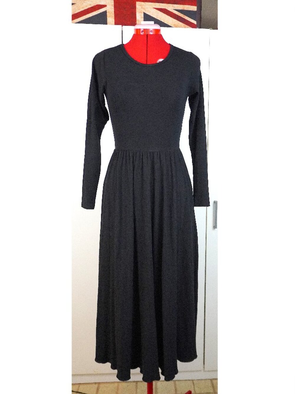 Smash + Tess "Camille" Long-Sleeve Maxi Dress